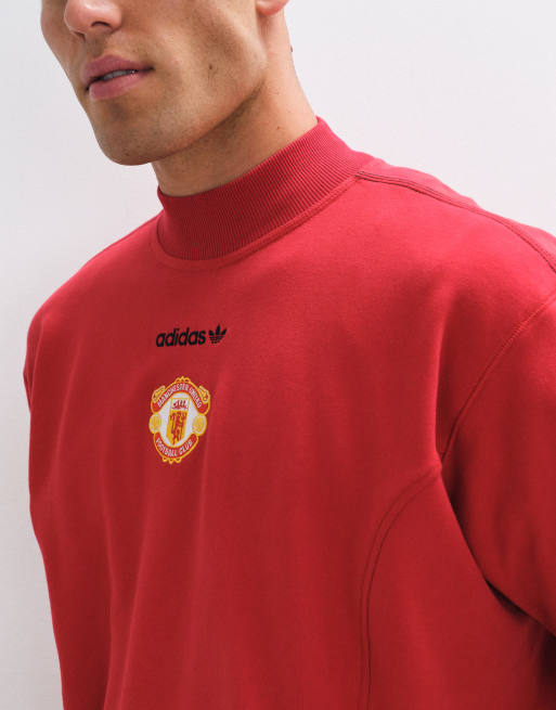 adidas Football Manchester United 26/27 EQT Sweatshirt in Rot, 3 von 5