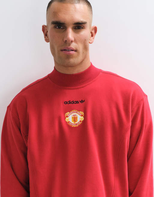 adidas Football Manchester United 26/27 EQT Sweatshirt in Rot, 4 von 5