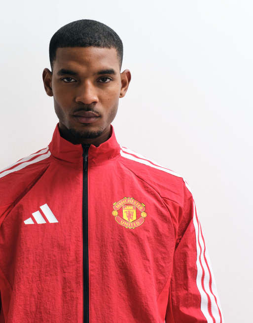 adidas Football – Manchester United 26/27 – Home Anthem – Trainingsjacke in Rot, 3 von 5