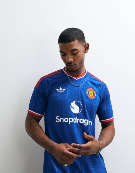 adidas Football Manchester United 26/27 maillot extérieur bleu - view 1