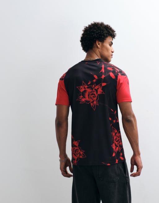 adidas Football Manchester United 26/27 preshirt mit schwarzem und rotem Print, 5 von 5
