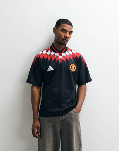 adidas Football Manchester United 26/27 Stadium jersey nero - view 1
