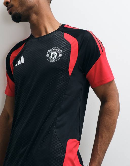 adidas Football Manchester United 26/27 Trainings-T-Shirt in Schwarz und Rot, 5 von 5