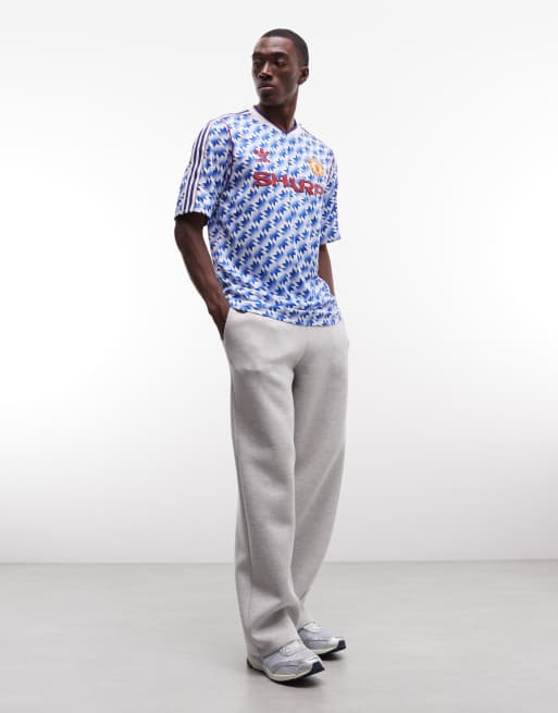 adidas Football – Manchester United 90s Bring Back – Auswärtstrikot in Blau, 2 von 5