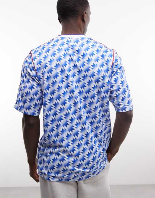 adidas Football – Manchester United 90s Bring Back – Auswärtstrikot in Blau, 3 von 5