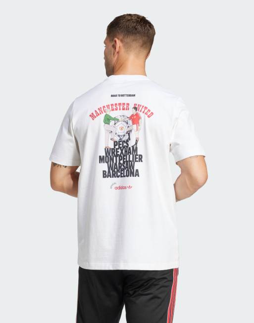 adidas Football - Manchester United '91 - T-shirt - Blanc, 2 de 4