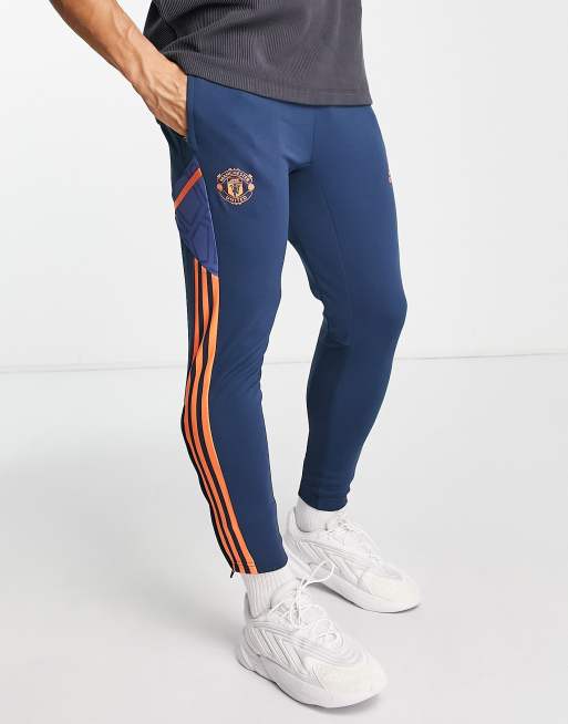 adidas Football Manchester United FC 2022 23 player training joggers in navy