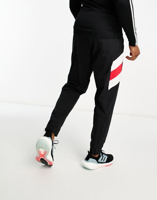 adidas Football Manchester United FC Icons joggers in black ASOS