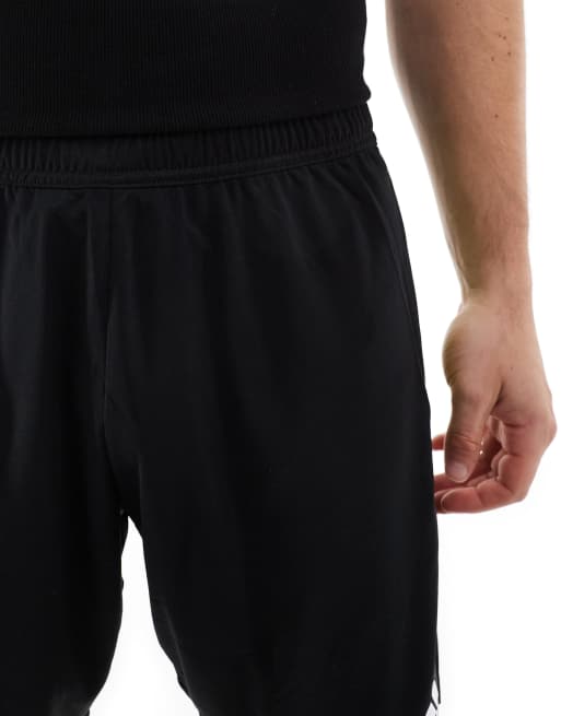 Black and hotsell green adidas shorts