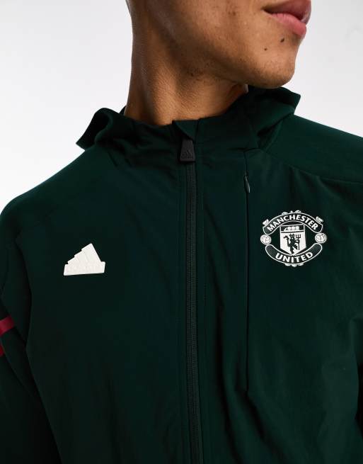 adidas Football Manchester United hoodie in green