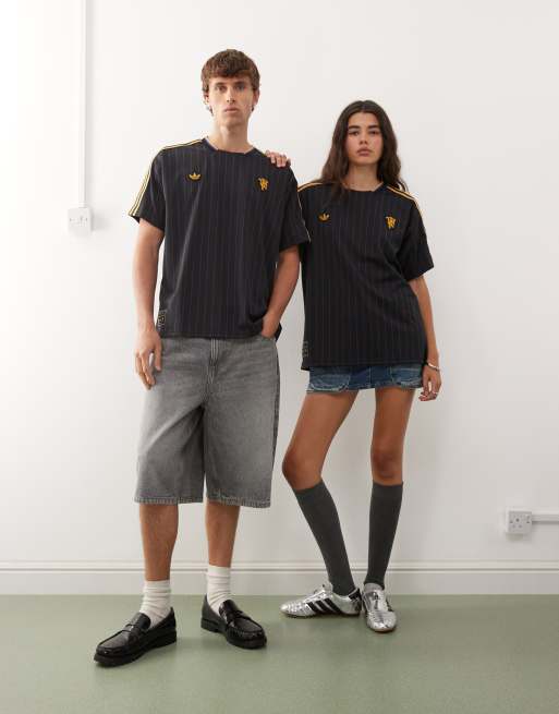 adidas Football - Manchester United Icon - Maglia nera e gialla, 2 di 4