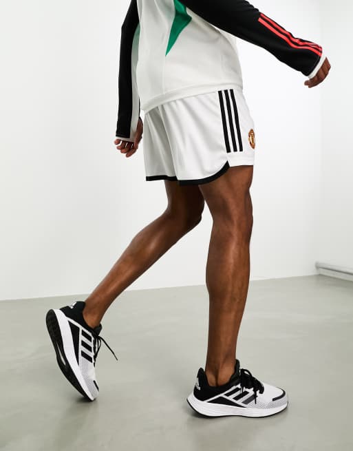 adidas Football – Manchester United – Shorts in Weiß, 2 von 4