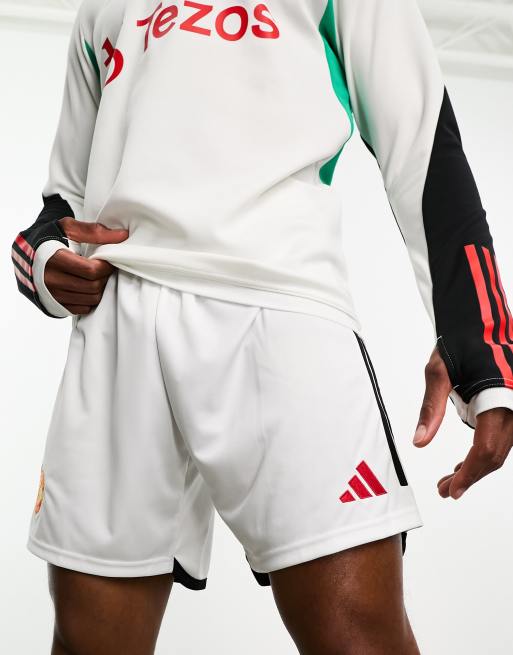 adidas Football – Manchester United – Shorts in Weiß, 4 von 4