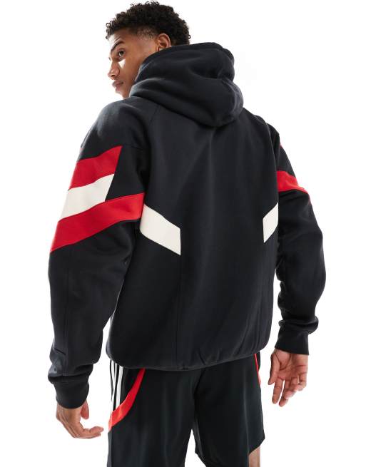 adidas Football - Manchester United - Sweat à capuche - Noir, 3 de 4