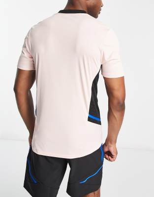 Manchester United - T-shirt da allenamento in jersey rosa - adidas performance T-shirt donna  - immagine2