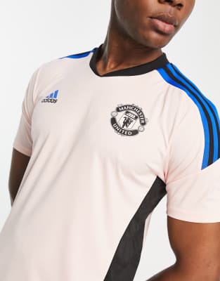 Manchester United - T-shirt da allenamento in jersey rosa - adidas performance T-shirt donna  - immagine3
