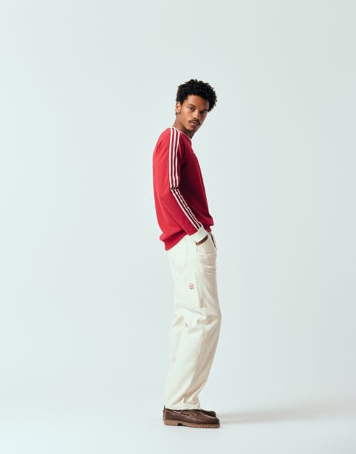 adidas Football - Manchester United - Top a maniche lunghe rosso scuro, 2 di 5