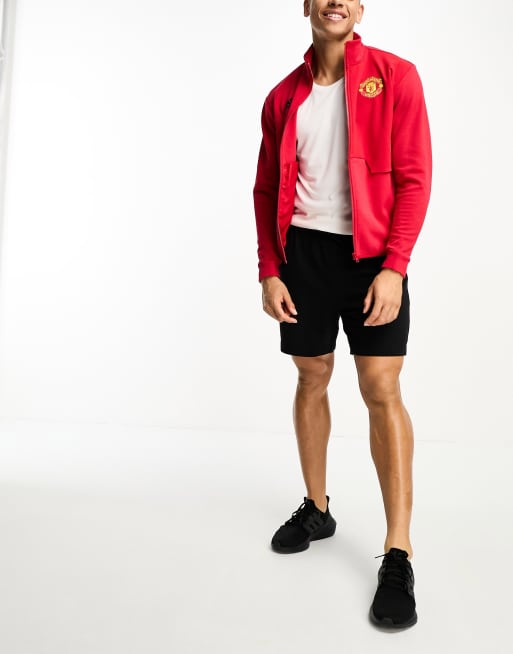 adidas Football Manchester United track top in red, 2 of 4