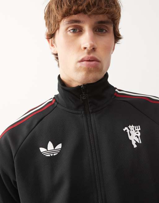 adidas Football - Manchester United - Veste à fermeture éclair - Noir, 5 de 5