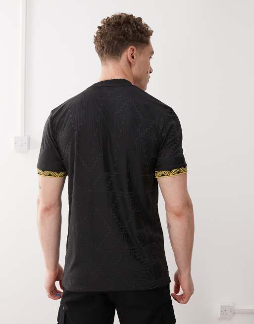 adidas Football Mexico Anniversary jersey in black and gold ASOS