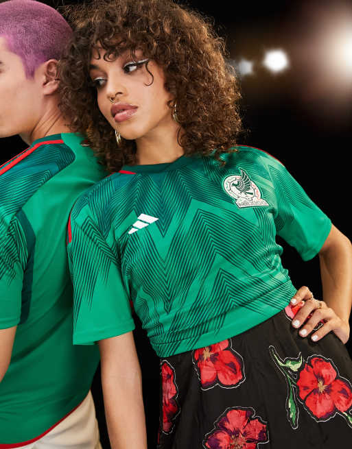 adidas Football Mexico World Cup 2022 unisex home shirt in green