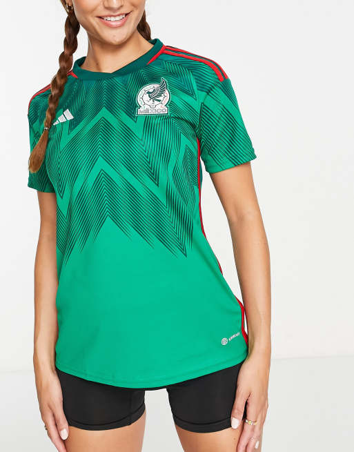 adidas Mexico 22 Home Jersey - Green, Women's Soccer