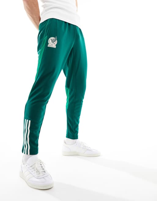 Mens green adidas hot sale track pants