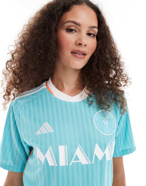 adidas Football Miami 24 25 third shirt in mint green