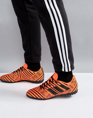 Adidas Football Nemeziz 17.4 astro turf trainers in orange s76979 | ASOS