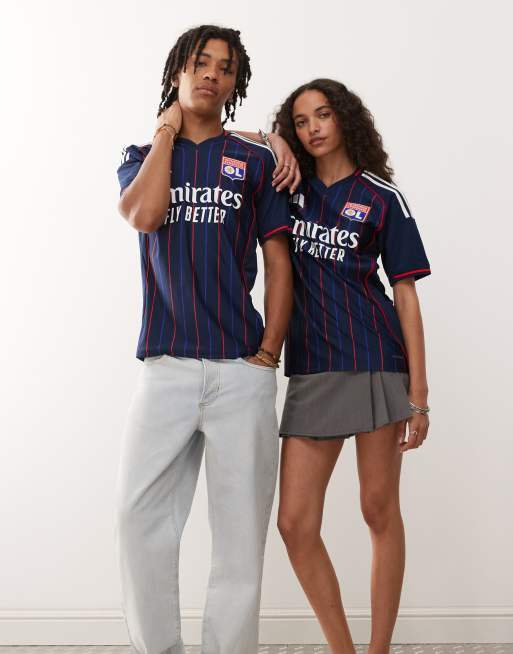 adidas Football – Olympique Lyonnais 25/26 – Auswärtstrikot in Blau, 3 von 4
