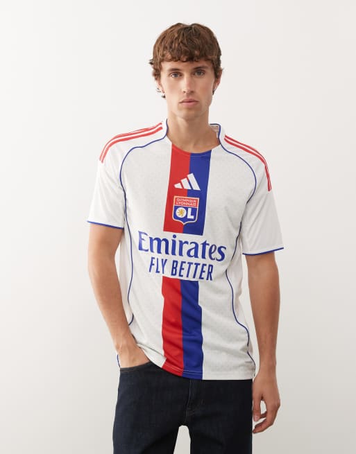adidas Football – Olympique Lyonnais 25/26 Home – Biała koszulka piłkarska