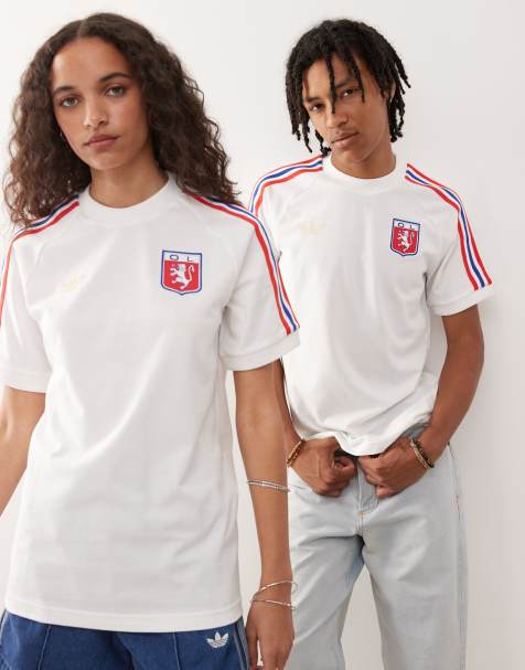 adidas Football - Olympique Lyonnais 75 - Hvid T-shirt - view 1