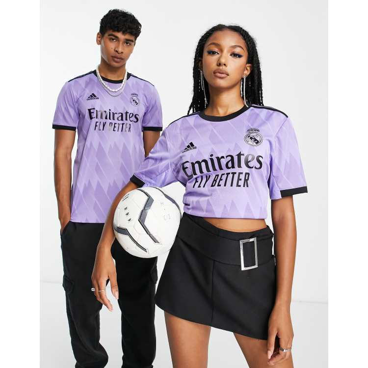 Male Men Black Purple Football Jersey, Size: Large