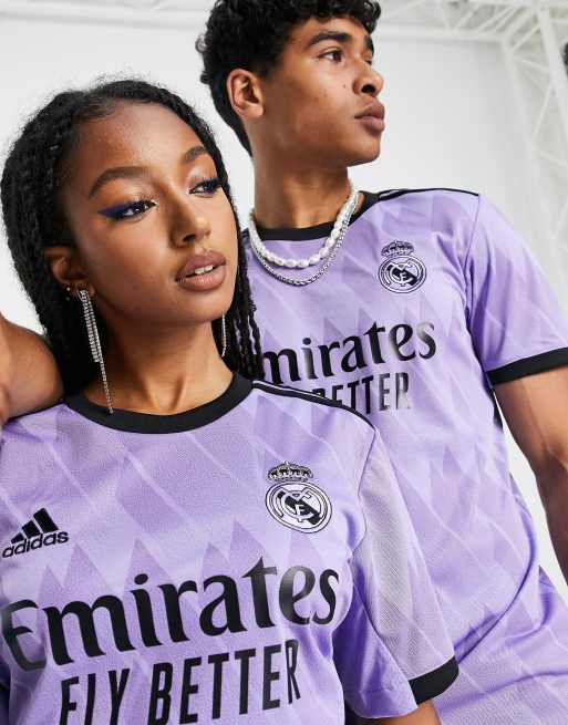 Real Madrid 22/23 Away Jersey - Purple, Men soccer