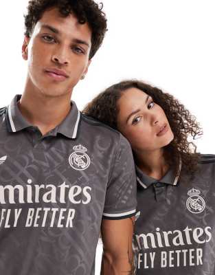 adidas Football - Real Madrid 24/25 - Ausweich-Trikot in Grau