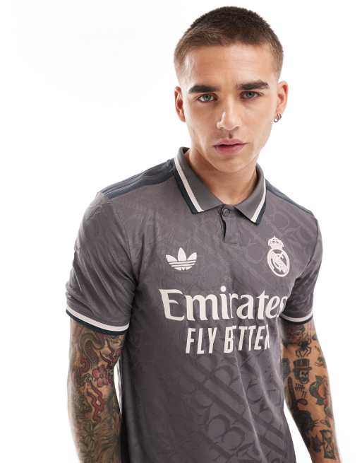 adidas Football Real Madrid 24 25 Drittes Trikot in Braun