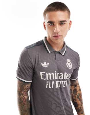 adidas Football Real Madrid 24/25 Third jersey in Brown