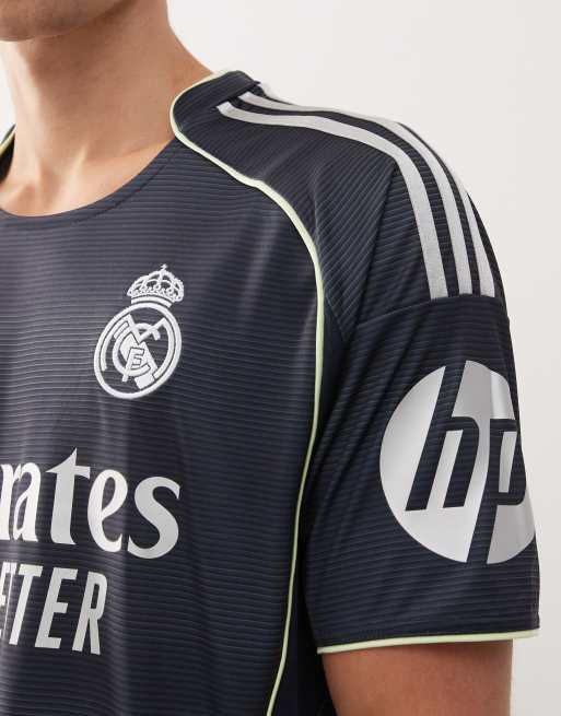 adidas Football Real Madrid 25/26 away jersey in black, 4 of 4