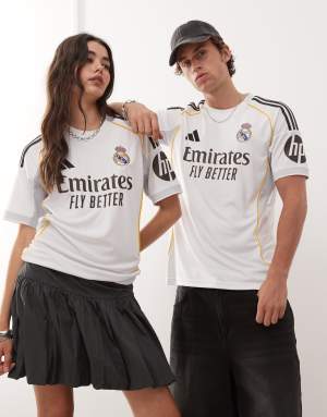 adidas Football Real Madrid 25/26 home jersey in white