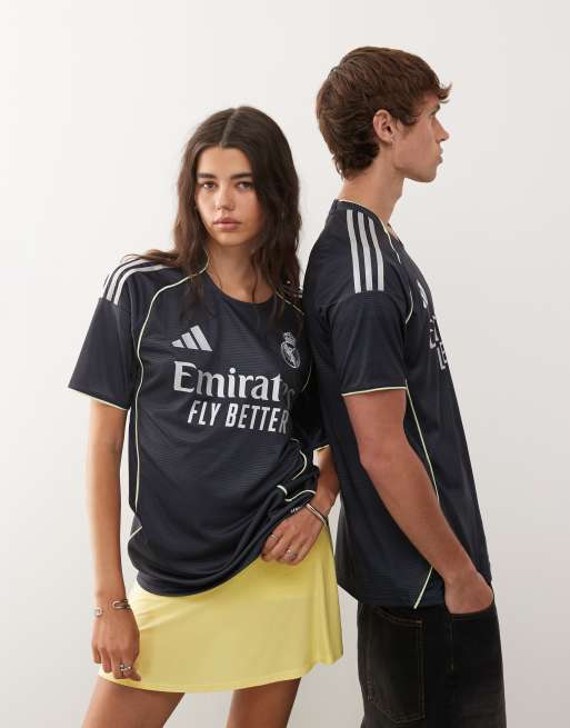 adidas Football - Real Madrid 25/26 Home - Sort fodboldtrøje