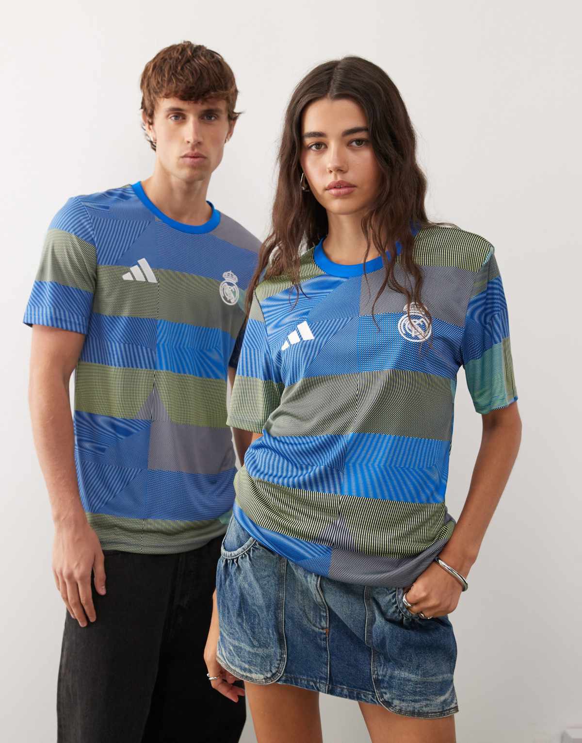 adidas Football Real Madrid 25/26 pre match shirt in black