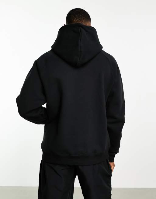 adidas - Football Real Madrid - Felpa con cappuccio nera, 2 di 4