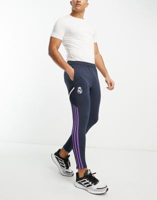 adidas Football Real Madrid training joggers in navy - ASOS Price Checker
