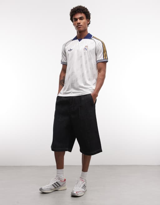 adidas Football Real Madrid maglia retrò bianca, 2 di 5