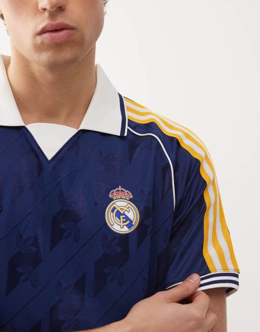 adidas Football – Real Madrid OG – Hemd in Marineblau und Gelb, 5 von 5