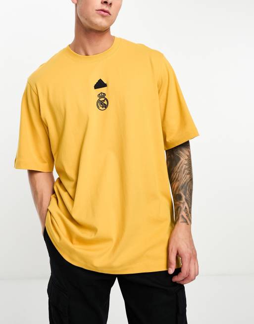 adidas Football – Real Madrid – T-Shirt in Gelb