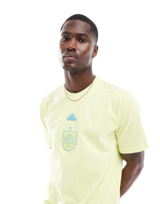 adidas - Football Spain - T-shirt da trasferta gialla