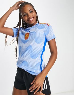 adidas Football Spain World Cup 2022 away shirt in blue - ASOS Price Checker