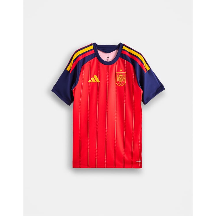adidas Football Spain World Cup 26 home shirt in red | ASOS