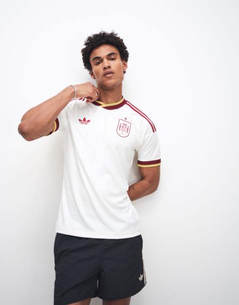 adidas Football - Spain World Cup 26 - Hvid og rød udebanetrøje - view 1